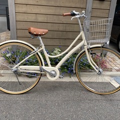 自転車 27インチ シルバー 6段変速 BOBBY TOWN 6段切替 SNC428369 シティサイクル ママチャリ 札幌 西野店 自転車 27インチ シルバー 6段変速 BOBBY TOWN 6段切替 SNC428369