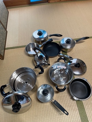 IH用 調理器具 鍋　やかん　蒸し器など