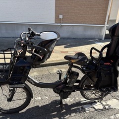 YAMAHA12.3ah電動自転車3人乗り20インチ - 自転車