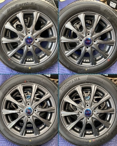④ 155/65R14新品ヨコハマタイヤ4本と新品ホイールとナット付き ④ 155/65R14新品ヨコハマタイヤ4本と新品ホイールとナット付き