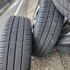 パレットSW 純正アルミ！165/55R14　4本　夏タイヤ　スズキ　日産