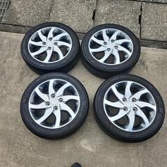 パレットSW 純正アルミ！165/55R14　4本　夏タイヤ　スズキ　日産