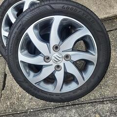 パレットSW 純正アルミ！165/55R14　4本　夏タイヤ　スズキ　日産
