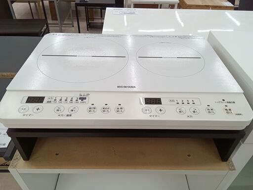 ★ジモティ割あり★ IRISOHYAMA IHコンロ IHK-W12D-Ｗ  22年製 動作確認／クリーニング済み TC5595