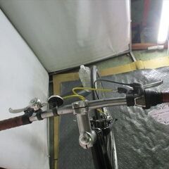 Ｄ827　★15800円★整備済み クロスバイク中古自転車 【アルミフレーム　黒　44ｃｍ】