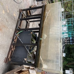 今から引き取り可能な方のみ。ばら売りなし　アクリル水槽セット　サイズ1900✖️700✖️500h