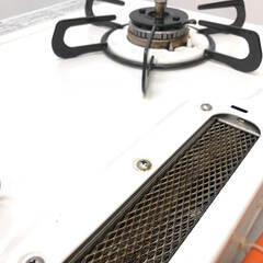 ss6892　パロマ ガステーブル IC-N86SH-R プロパンガス(LPガス) ホワイト Paloma ガスコンロ 2口 右強火力 白 ホーロー グリル付ガステーブル 水無し片面焼き 据え置き型 ガステーブル 中古