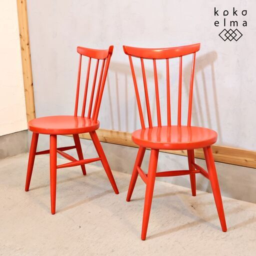 ①CC　秋田木工　ダイニングチェア４脚セット 定価48万円 4脚セット 秋田木工 ダイニングチェア みとれ 大塚家具