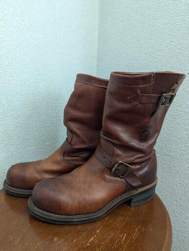 CHIPPEWA チペワ エンジニアブーツ ８Ｅ 26.5 茶