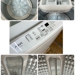 I309 🌈 ジモティー限定価格！ AQUA 洗濯機 (7.0㎏) 22年製 AQW-V7M ⭐ 動作確認済 ⭐ クリーニング済