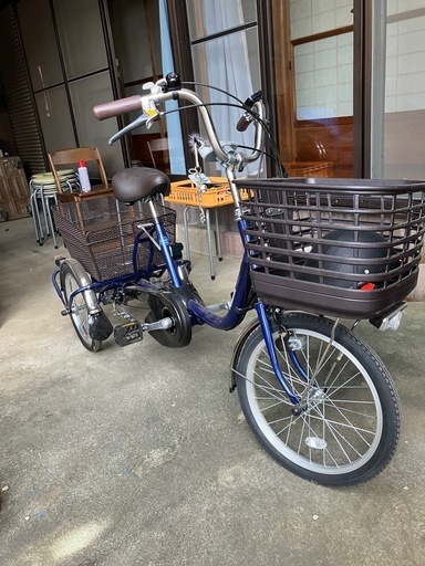 Panasonic 電動アシスト三輪　ビビライフ　ネイビー Panasonic 電動アシスト三輪 ビビライフ ネイビー Panasonic 電動