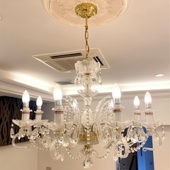 大特価‼️【チェコ産最高級クリスタル】エレガンスシャンデリア★エリートボエミア