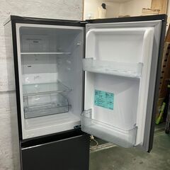 【Haier】 ハイアール 2ドア 冷凍冷蔵庫 容量148L 冷凍室61L 冷蔵庫87L JR-SY15AR 2024年製 J0496