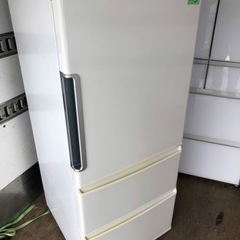 北九州市内配送無料　保証付き アクア 272L 3ドア冷蔵庫 ナチュラルホワイト 【右開き】AQUA AQR-271F-W