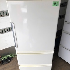 北九州市内配送無料　保証付き アクア 272L 3ドア冷蔵庫 ナチュラルホワイト 【右開き】AQUA AQR-271F-W