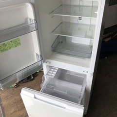 北九州市内配送無料　保証付き 2022年　シャープ SHARP 冷蔵庫(幅49.5cm) SJ-D15H-W 152L つけかえどっちもドア 2ドア ホワイト