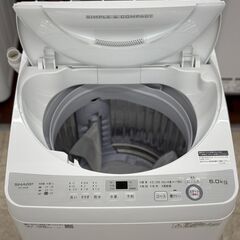 ☆ジモティ割あり☆ SHARP 洗濯機 6.0kg 18年製 動作確認 