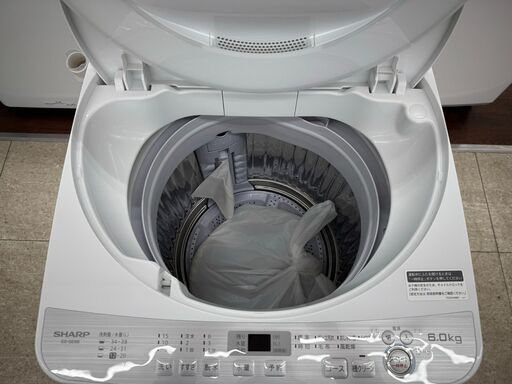 ☆ジモティ割あり☆ SHARP 洗濯機 21年製 8.0kg クリーニング済 YJ3694 【