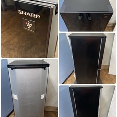 I775 🌈　【美品】SHARP 2ドア冷蔵庫 （137L・つけかえどっちもドア）19年製 SJ-GD14E ⭐動作確認済 ⭐クリーニング済