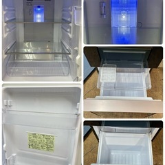 I775 🌈　【美品】SHARP 2ドア冷蔵庫 （137L・つけかえどっちもドア）19年製 SJ-GD14E ⭐動作確認済 ⭐クリーニング済