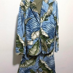 【美品】Schott Bros New York ボタニカル柄セットアップ