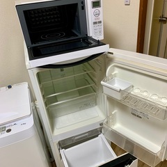 地域限定配送無料✨設置まで❗️家電3点セット　冷蔵庫&洗濯機&電子レンジ　美品 一都三県限定 配送設置無料 家電3点セット 冷蔵庫 洗濯機 電子