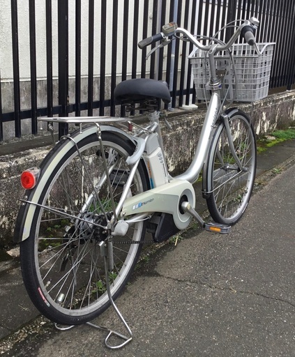 整備済＞ブリヂストン・アシスタ・24インチ・電動アシスト自転車・シルバー