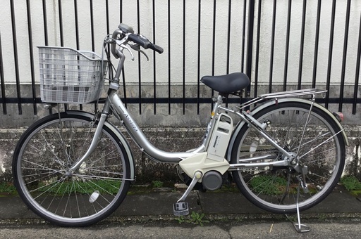 整備済＞ブリヂストン・アシスタ・24インチ・電動アシスト自転車・シルバー
