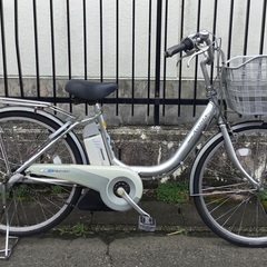 整備済＞ブリヂストン・アシスタ・24インチ・電動アシスト自転車・シルバー