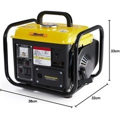 コンパクトポータブル発電機100v50:1混合ガソリン仕様