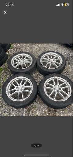 ブリヂストン バルミナ TR10 16インチ アルミ 6.5J +39 5穴 PCD114.3 