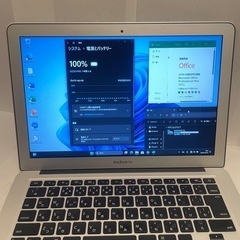 極美品 MacBook Air windows11 office