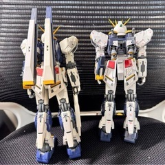 ガンプラMGνガンダムHWS VerKa&ダブルフィンファンネルセット 本体2体