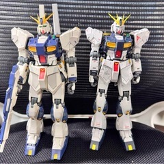 ガンプラMGνガンダムHWS VerKa&ダブルフィンファンネルセット 本体2体