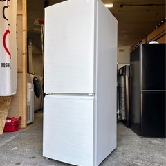 札幌市内配送可 美品 21年製 SHARP シャープ 179L 2ドア冷蔵庫 SJ-D18G-W つけかえどっちもドア