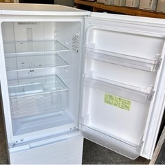 札幌市内配送可 美品 21年製 SHARP シャープ 179L 2ドア冷蔵庫 SJ-D18G-W つけかえどっちもドア