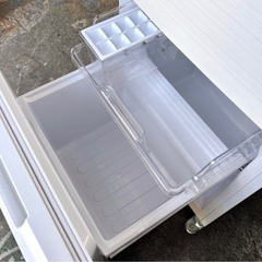 札幌市内配送可 美品 21年製 SHARP シャープ 179L 2ドア冷蔵庫 SJ-D18G-W つけかえどっちもドア