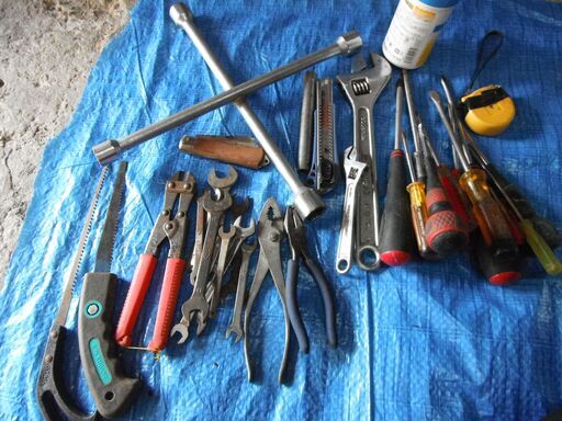DIY工具大量箱詰め