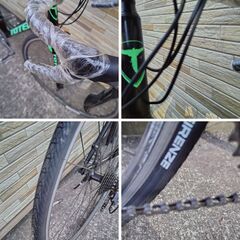 中古自転車 2×8段変速 525MM ロードバイク軽整備済み 防犯登録対応