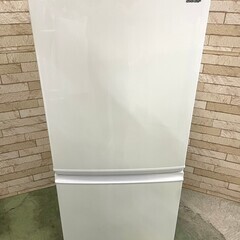 大阪送料無料★3か月保障付き★冷蔵庫★2018年★シャープ★2ドア★SJ-DA14D-W★R-739