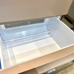 三菱 3ドア 335L 冷蔵庫 中古 家電 買取 シャンパンピンク 自動製氷機能付き