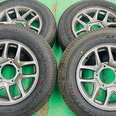 JB64 ジムニー 純正タイヤホイール 4本 セット ほぼ新品。低走行  