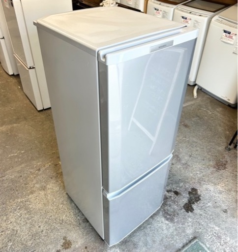 三菱電機 冷蔵庫 MR-P15H-W 146L 2ドア 右開き マットホワイト