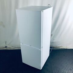 ID:re11129 ハイアール Haier 冷蔵庫 一人暮らし 中古 2021年製 2ドア 140L ホワイト ファン式 右開き JR-NF140M  【リユース品：状態C】【送料無料】【設置費用無料】