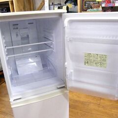 SHARP 冷蔵庫 2ドア 137L 2015年製 シャープ SJ-D14A-W ホワイト 100L