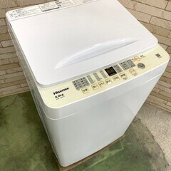 大阪送料無料★3か月保障付き★洗濯機★ハイセンス★HW-T60H★IS-856 高年式】大阪送料無料☆3か月保障付き☆洗濯機☆