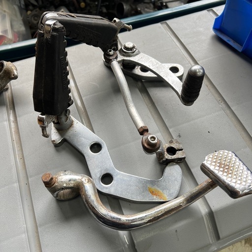 SR400 バックステップ