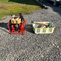 トーハツ消防ポンプ　V10D ジャンク扱い