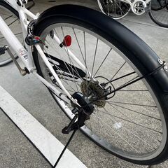 【完売御礼】【大人用】整備済 DCM フェルマータ 27型外装6段ギア 中古自転車 シティ軽快車 白色 <自転車のオオムラ 静岡店>