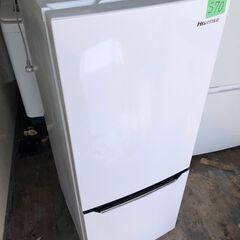 配送設置無料✨no 570🌈 2020年式 ハイセンス 冷蔵庫 幅48cm 150L パールホワイト HR-D15C 